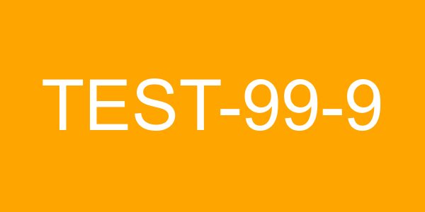 Placa TEST-99-9